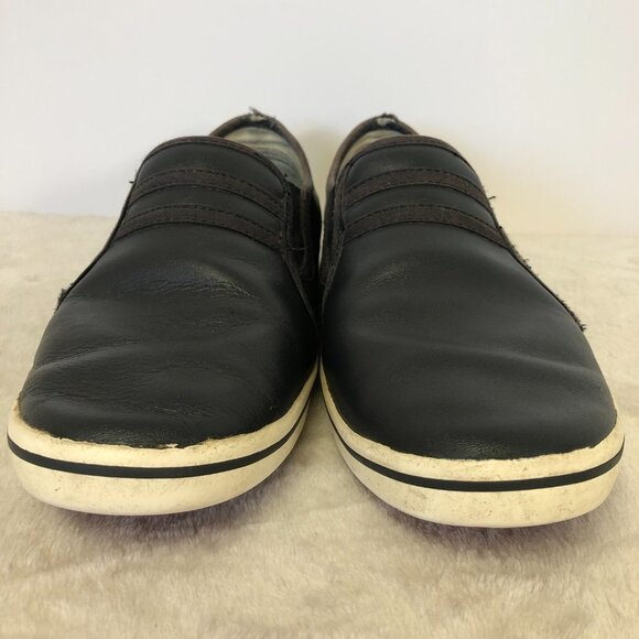 FIVE FOUR Los Angeles Navy Leather Slip On Shoes Men's Size 9 - Picture 2 of 15